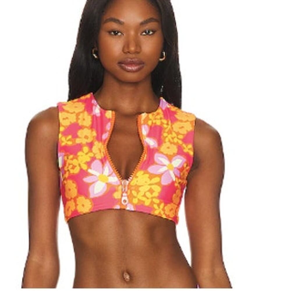 Stone‎ Fox Swim Size S Mase bikini Top Lei Lei Resort Cruise Beach